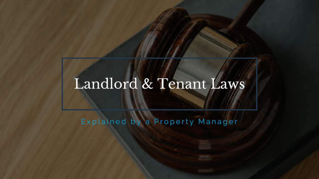 Landlord and Tenant Laws Explained by a Property Manager