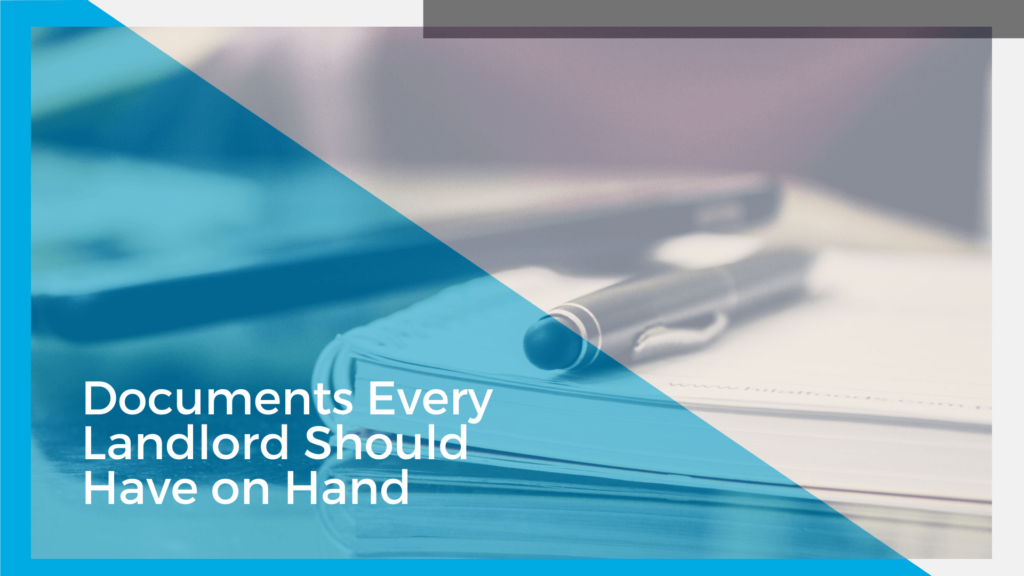 Documents Every Landlord Should Have on Hand - article banner